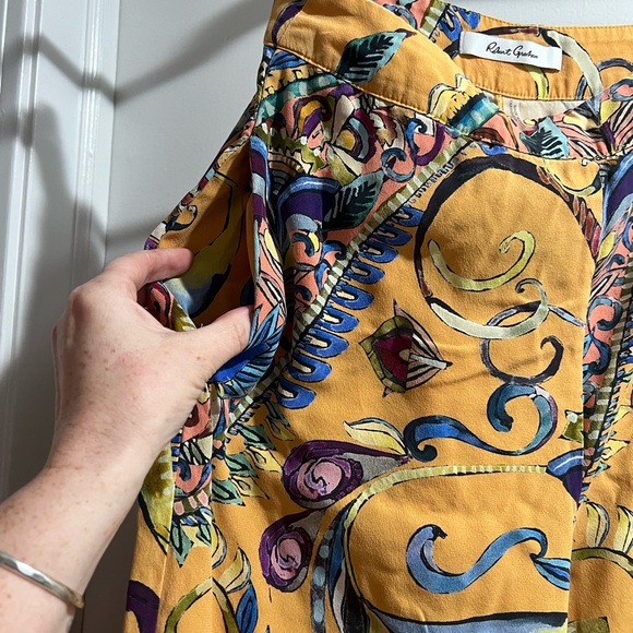 Vintage Robert Graham Multicolor Paisley Wide leg pants - Picture 5 of 5